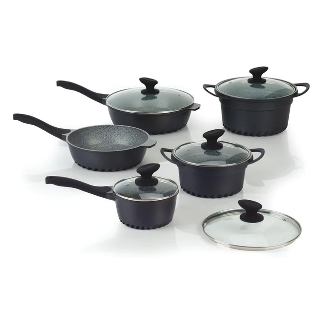 Tognana Evoluta Set 10-teilig Thermo 3D Aluminium Grau