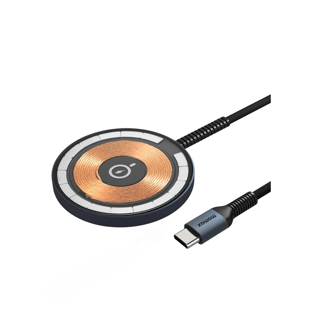 Momax Transparent Magnetic Wireless Charger for iPhone 13 Pro Max Mini AirPods P