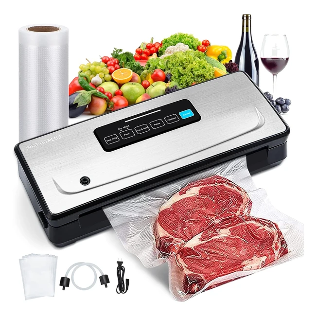 Macchina sottovuoto Inkbird INKVS02 professionale con rotolo e sachetti