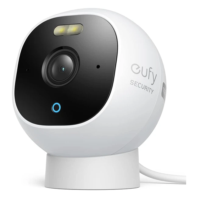 Cmara de Seguridad Exterior Eufy 1080p E210 con Foco y Visin Nocturna a Colo
