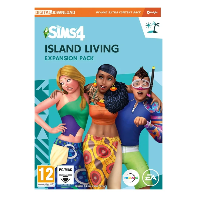 The Sims 4 Island Living EP7 Expansion Pack - PCMac - Video Game - PC Download 