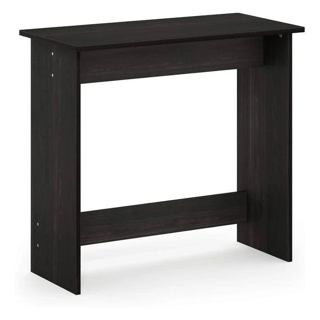 Furinno Simplistic Computer Desk Espresso 80 W Study Desk #757 H Writing Desk #394 D