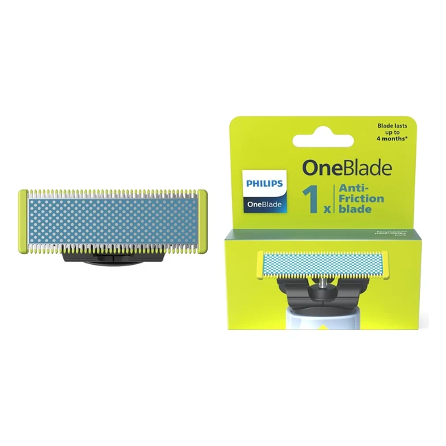 Philips Genuine OneBlade Antifriction Replacement Blade QP21550 - Smooth  Durab