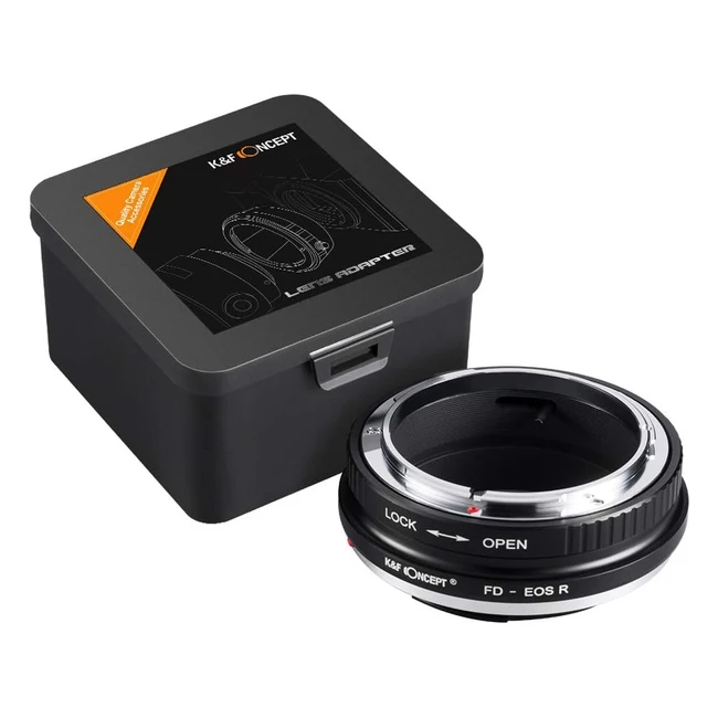 KF Concept FD to EOS R Adapter Manual Lens Mount Compatible with Canon FD FL 35mm SLR Lens