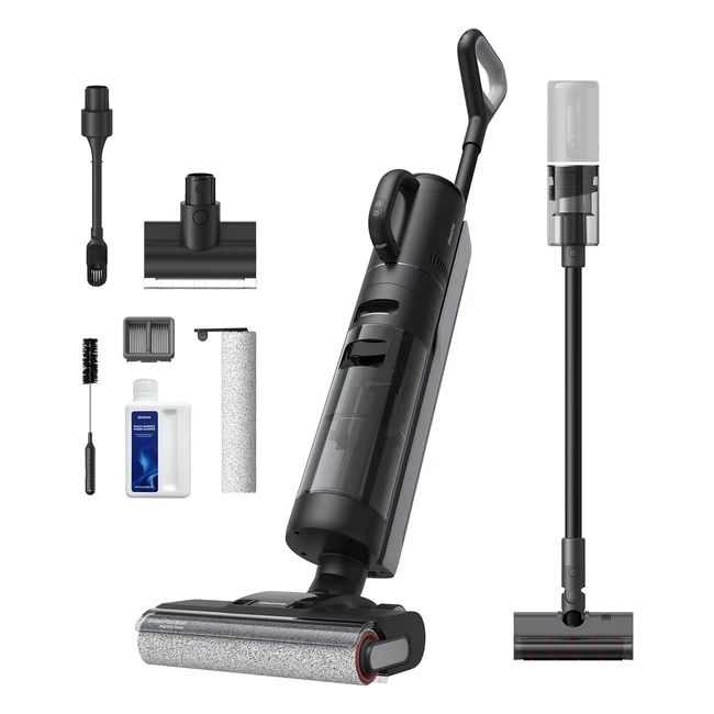 Aspirador Dreame H12 Dual 4 en 1 - Autolimpieza y Secado con Aire Caliente