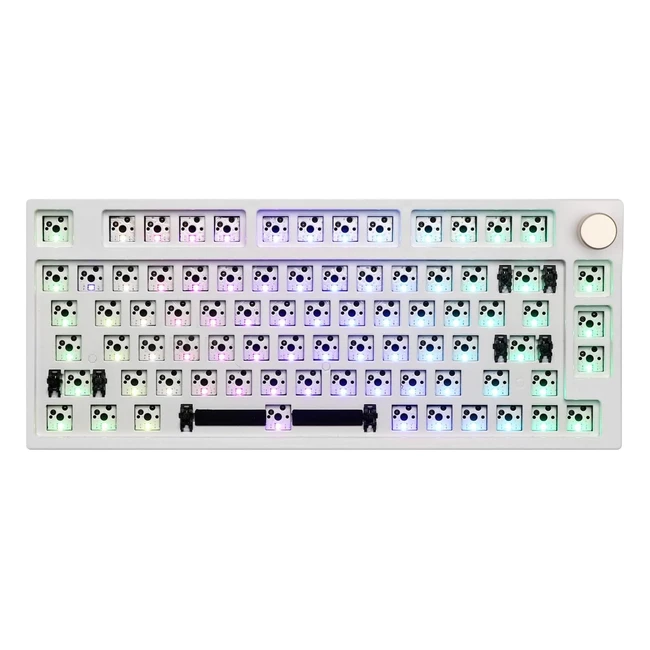 Epomaker TH80 Pro 7580 Keys Hot Swappable Bluetooth Mechanical Gaming Keyboard 