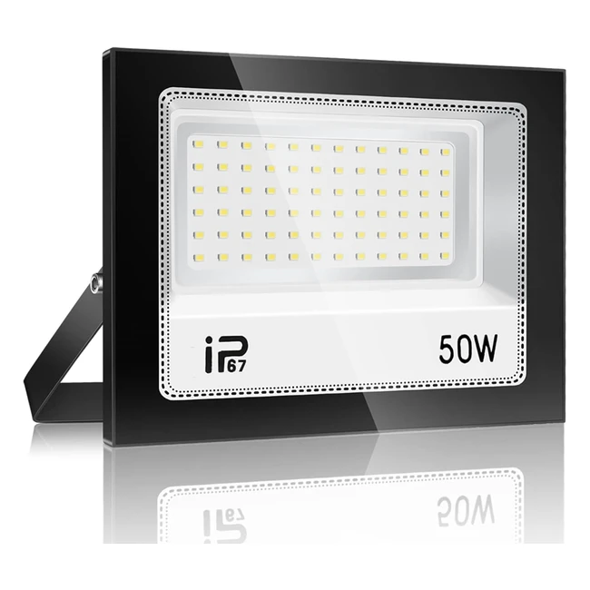 Foco LED Exterior 50W Seguridad IP67 Blanco Fro 5000lm - YZYFACAI