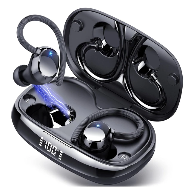 Auriculares Deportivos Bluetooth 53HIFI Estéreo con Micrófono y Cancelación de Ruido