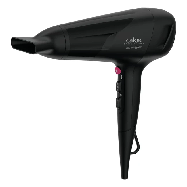 Calor Studio Dry CV5803C0 - Seche-cheveux Effiwatts 6 Reglages Vitesse/Temperature