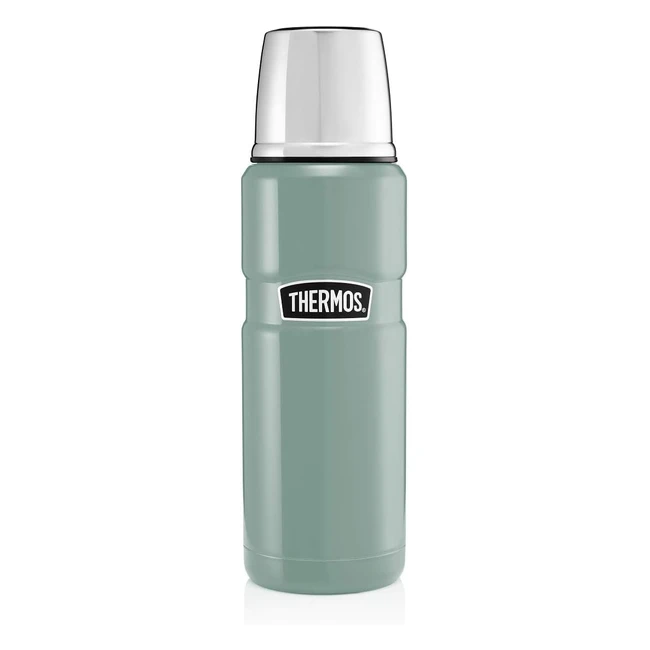Thermos 170275 Stainless Steel Flask - Keeps Drinks Hot 19HCold 24H - 470ml
