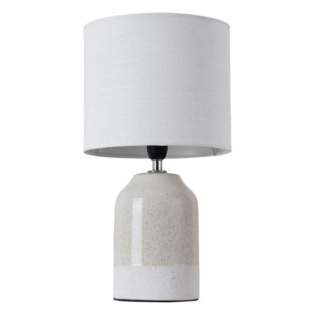 Lmpara de sobremesa Pauleen 48022 Sandy Glow MX 20W E14 Beige y Blanco - Cer