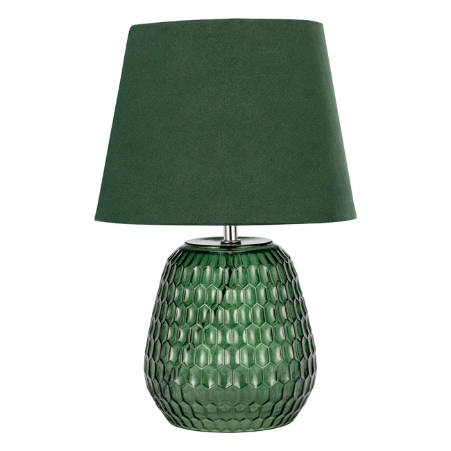 Lampe Pauleen 48157 Crystal Abat-jour Velours Vert - Style Moderne