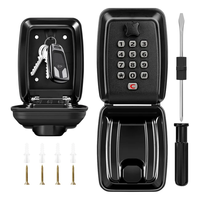 Cassetta Sicurezza Chiavi Luroon Reset 12 Cifre Portachiavi Impermeabile