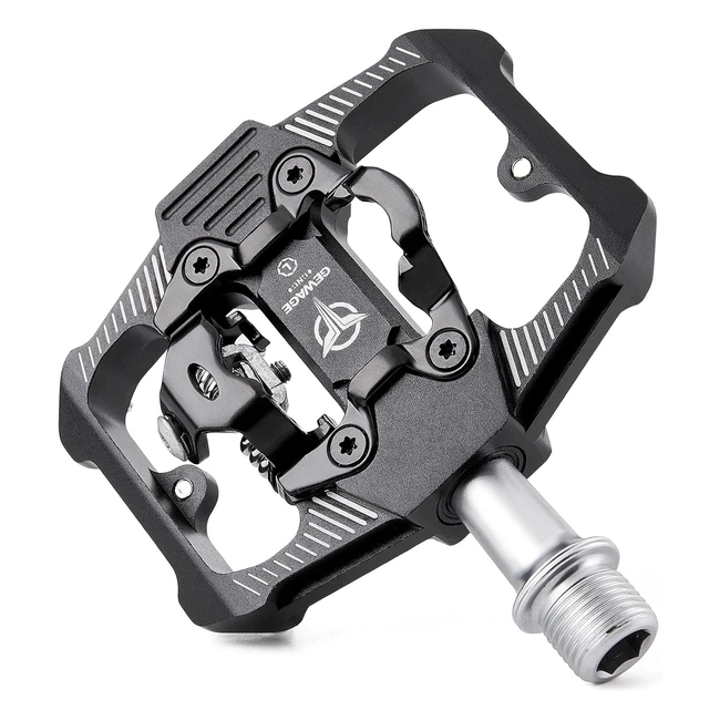 Pedales de Bicicleta SPD Plataforma Ancha Antideslizante - Gewage 916 Pulgadas