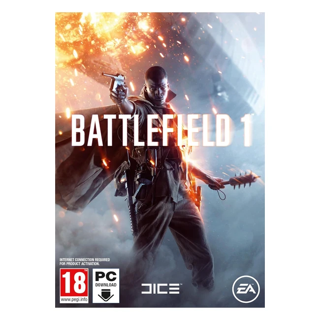 Battlefield 1 PC Code Origin  Epic 64-Player Multiplayer Battles