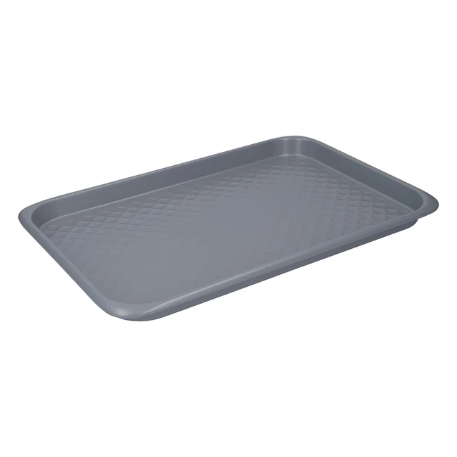 Masterclass Smart Ceramic Baking Tray | Non Stick Coating | Carbon Steel | 40 x 27cm | Large | Stackable