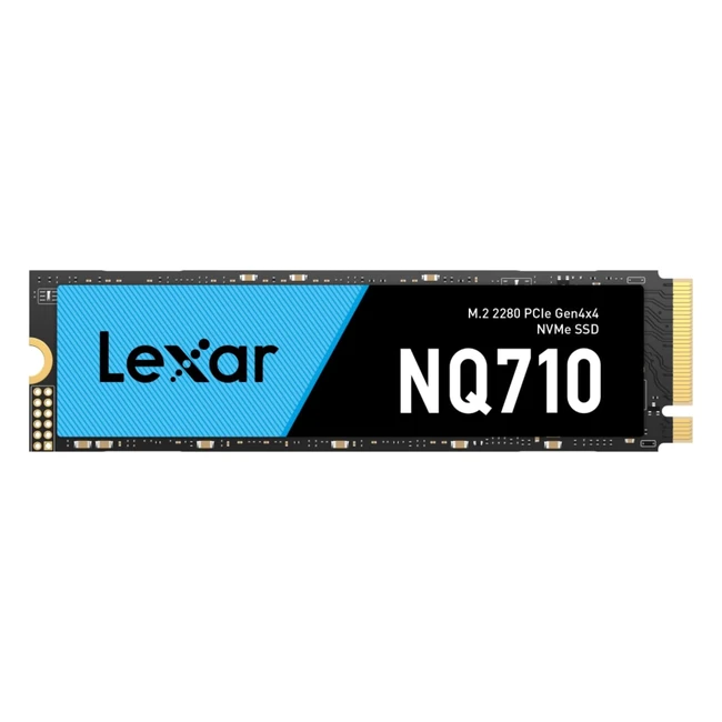 SSD Lexar NQ710 2To M2 2280 NVMe PCIe 4.0 Gen4x4 - Jusqu'à 5000 Mo/s en lecture 4000 Mo/s en écriture