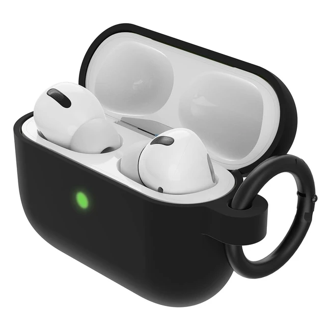 Otterbox Soft Touch Headphone Case for AirPods Pro 1st Gen 2019 - Shockproof Drop Proof Ultraslim - Black