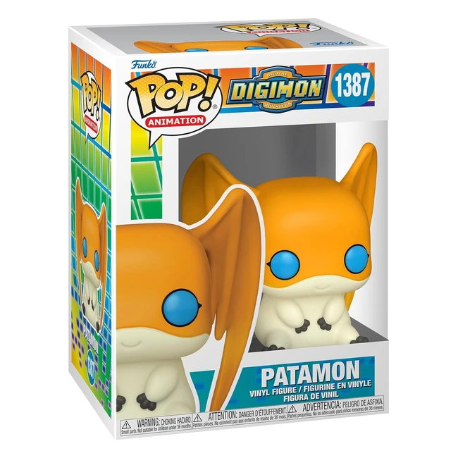 Funko Pop Animation Digimon Patamon Collectable Vinyl Figure 3.75 inches Official Merchandise