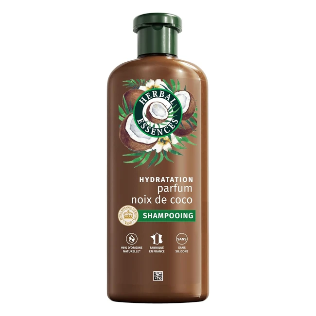 Shampoing Hydratation Herbal Essences Coco 250ml - Cheveux Trs Secs