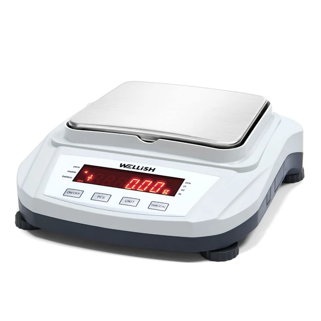 Balanza Analítica Electrónica 2000g 0.01g Alta Precisión Lab Joyería Industrial Cocina