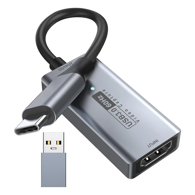 Carte dacquisition vido Newhope Capture 4K HDMI vers USB C 30