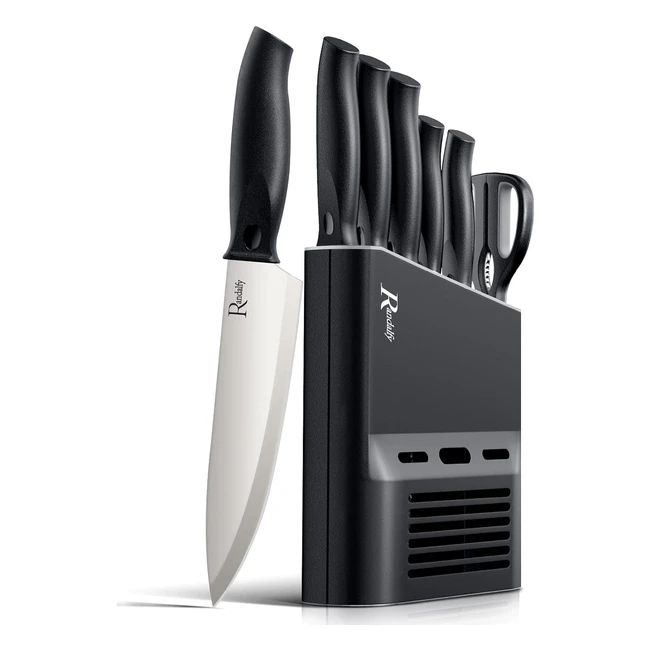 Juego de Cuchillos Cocina Randalfy 7 Piezas Ergonómico Acero Inoxidable