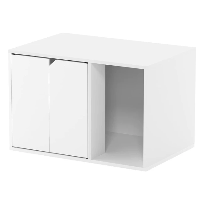 Petit bac litière Furinno Peli Blanc Uni - Armoire Fonctionnelle