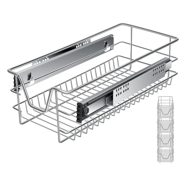 Kesser Teleskopauszug Kchenschrankkorb Schublade mit Vollauszug