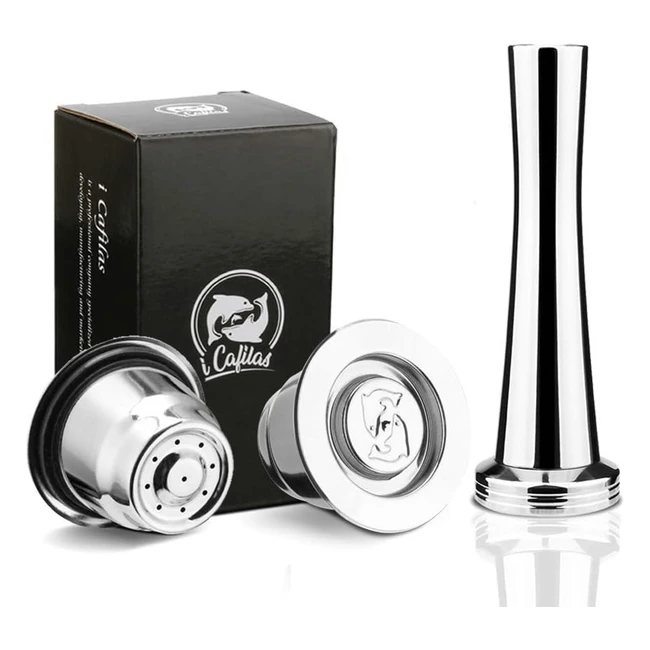 Capsule Caff Compatibili Nespresso - Capsula Ricaricabile in Acciaio Inox - Se