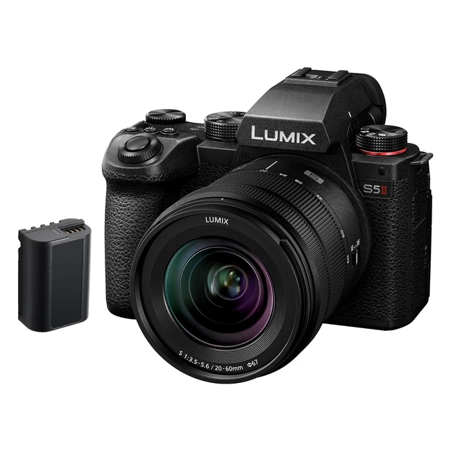 Panasonic Lumix S5 II Mirrorless Full Frame F3556 2060mm 4K 60p e 6K 30p WiFi Active DMW-BLK22 Sable