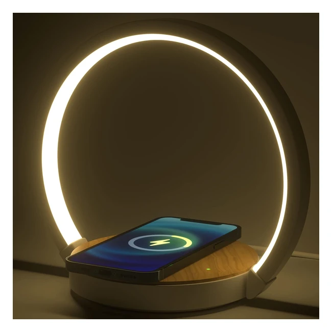 Lmpara Vosfeel de Mesa 3 Intensidades con Cargador Inalmbrico