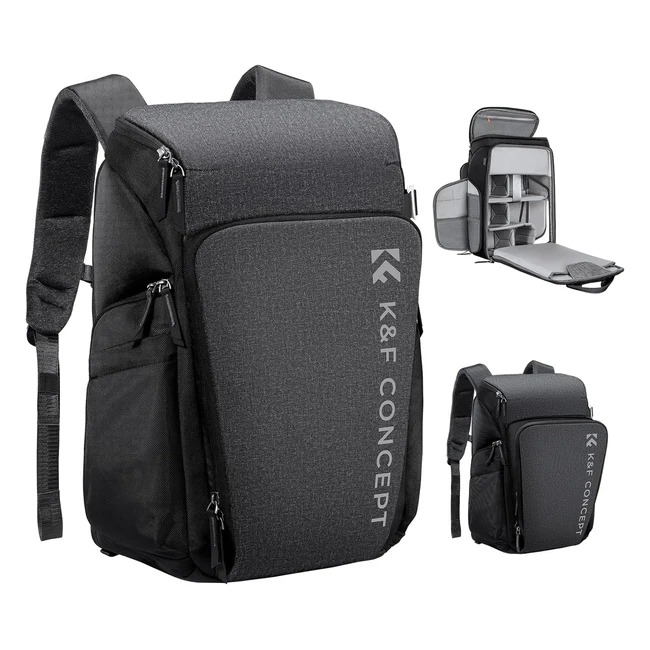 KF Concept Camera Backpack 25L Large Capacity Raincover156 Laptop Canon Nikon So