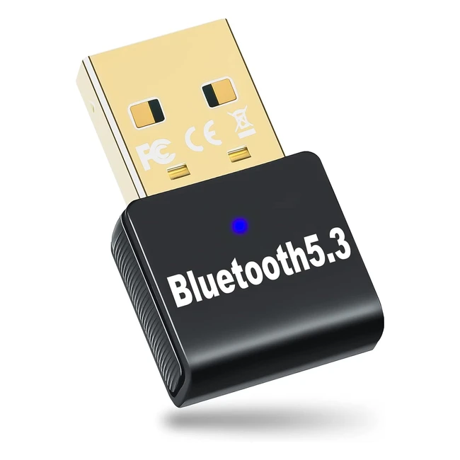 Adaptador Bluetooth USB 53 Plug  Play para PC - Transmisor y Receptor - Windows