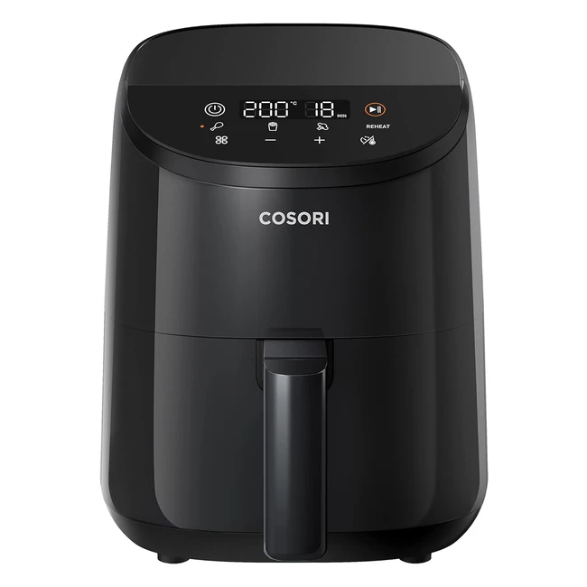 Cosori Small Air Fryer 2L LED Touch Control 900W Nonstick Dishwasher Safe