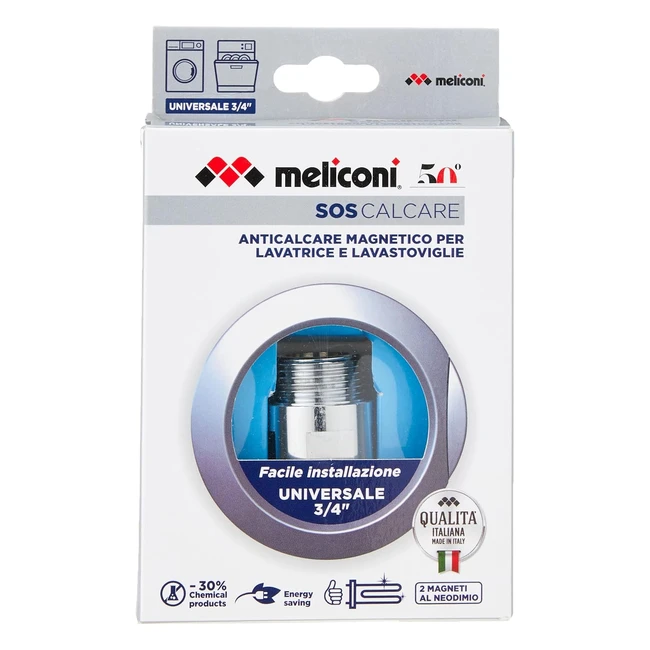 Filtro Anticalcare Meliconi SOS per LavatriceLavastoviglie - Universale 34 Guar