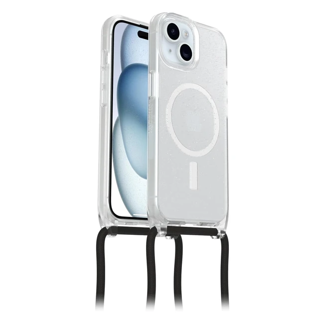 Funda Otterbox React Necklace con Magsafe para iPhone 15 - Ultra Fina - Cordn 