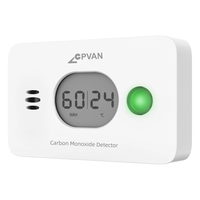 CPVan Wireless 3in1 Carbon Monoxide Detector | Safety Alarm | EN 50291 | 10 Years Life