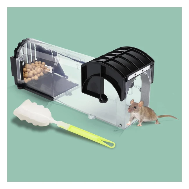 Humane Mouse Traps Indoors Live Mice Traps  Upgraded Sensitive Touchless Catch 