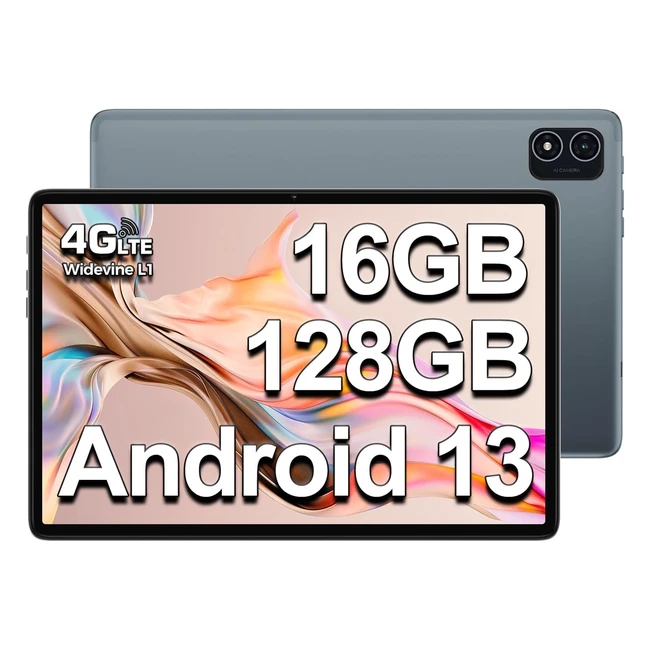 Tablette Android Teclast P40HD 10 pouces 16Go RAM 128Go ROM 1To TF LTE5G WiFi OctaCore 16GHz FHD 1920x1200 Widevine L1135MP6000mAhTypeCGPSOTGMetal2024