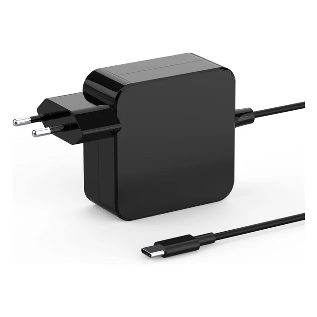 Caricatore USB C 65W Alimentatore Type C PC Portatile MacBook ProAir Lenovo ThinkPad Huawei Matebook D14D15 HP Spectre Asus Chromebook Acer Dell Google Samsung Xiaomi