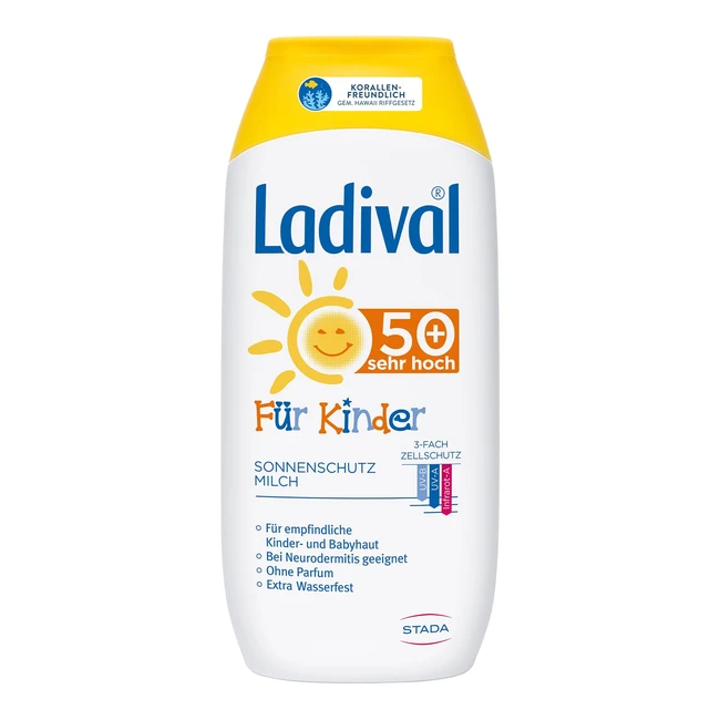 Ladival Allergic Skin Sonnenschutz LSF 50 200ml - Ideal für empfindliche Kinderhaut
