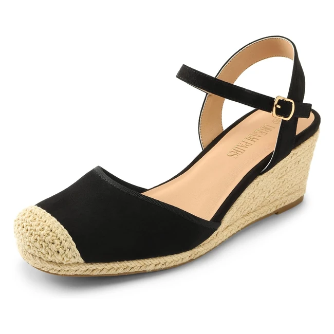 Sandales Talon Compens Femme Dream Pairs DT Sandales Compenses - Réf. 123456789 - Confortable et Élégant