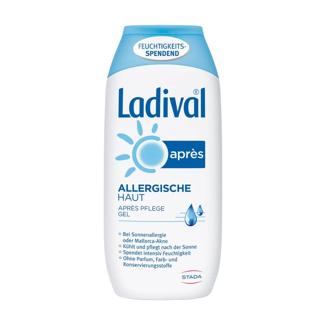 Ladival Aprs Sun Gel fr allergische Haut 200ml - khlend und feuchtigkeitss