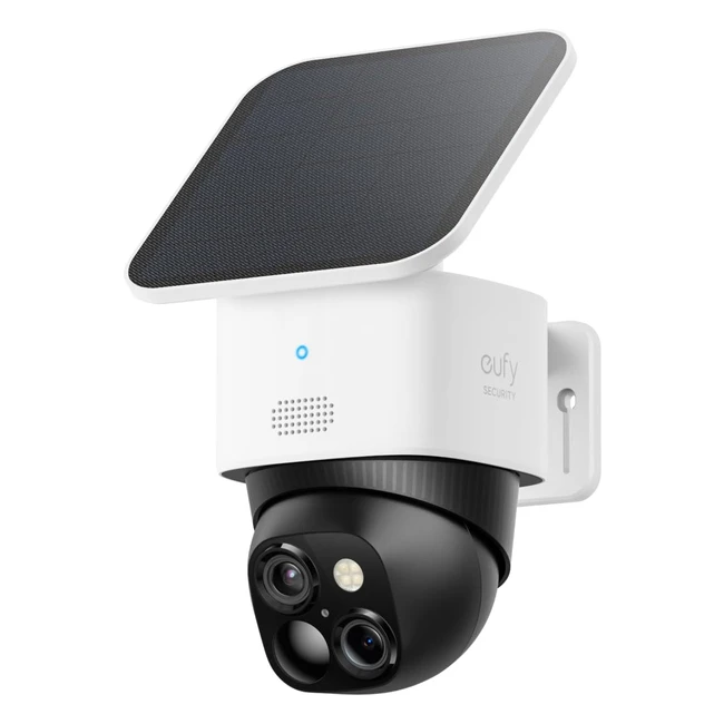 Eufy Security SoloCam S340 - Solar Überwachungskamera für außen - 360° Überwachung - 24GHz WLAN - Gebührenfreie Nutzung - HomeBase 3 kompatibel