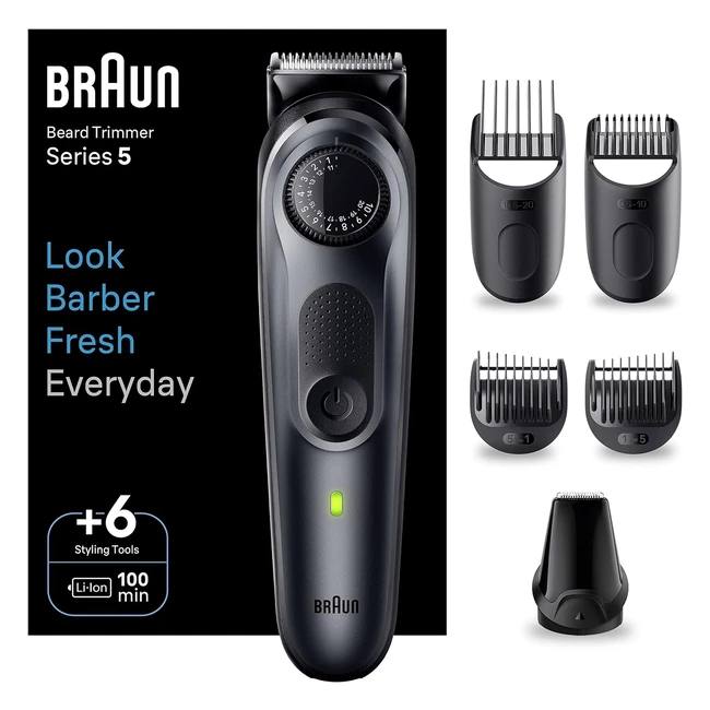 Braun Beard Trimmer Series 5 BT5450 - Ultimate Precision  Styling Tools