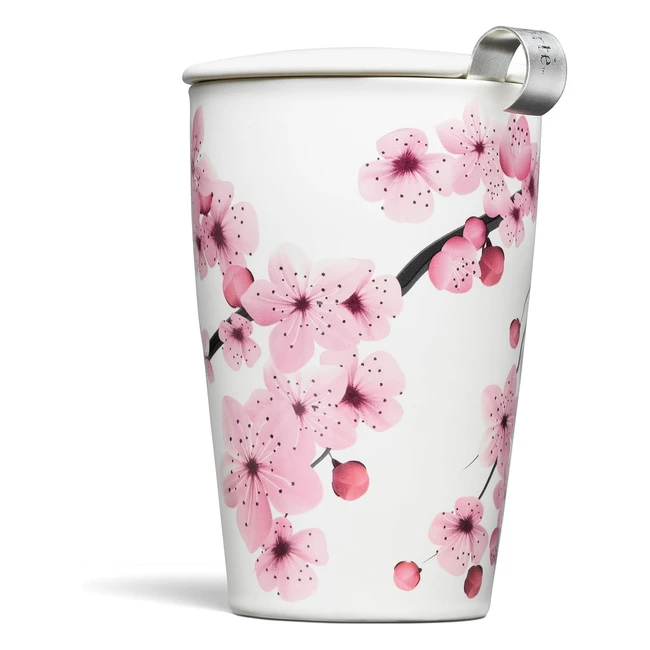 Tazza da infusore Tea Forte Kati Cup - Hanami - Ref 12345 - Ceramica - Cestino 