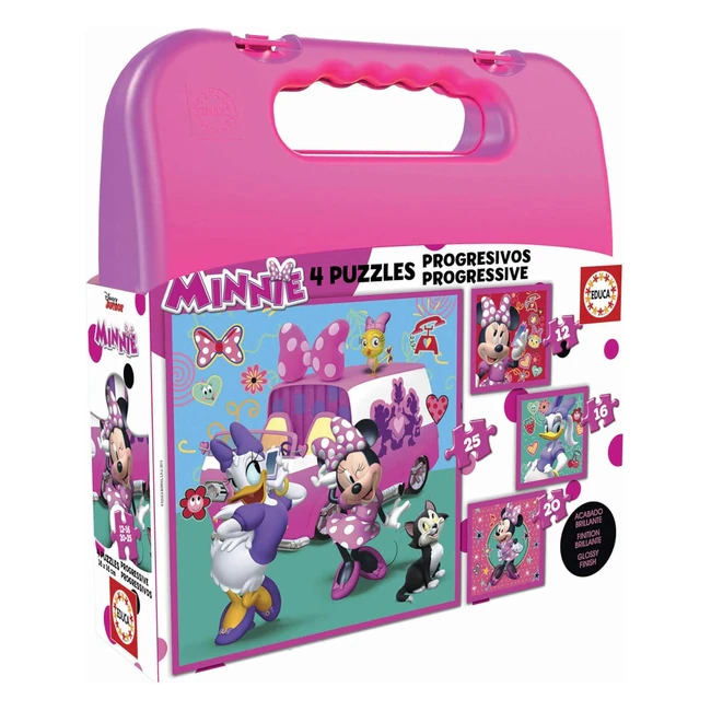 Mallette puzzles progressifs Disney Mickey et Minnie - Educa 12162025