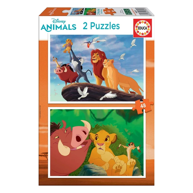 Puzzle Le Roi Lion 48 pices - Stimule lattention et limagination - Recommand