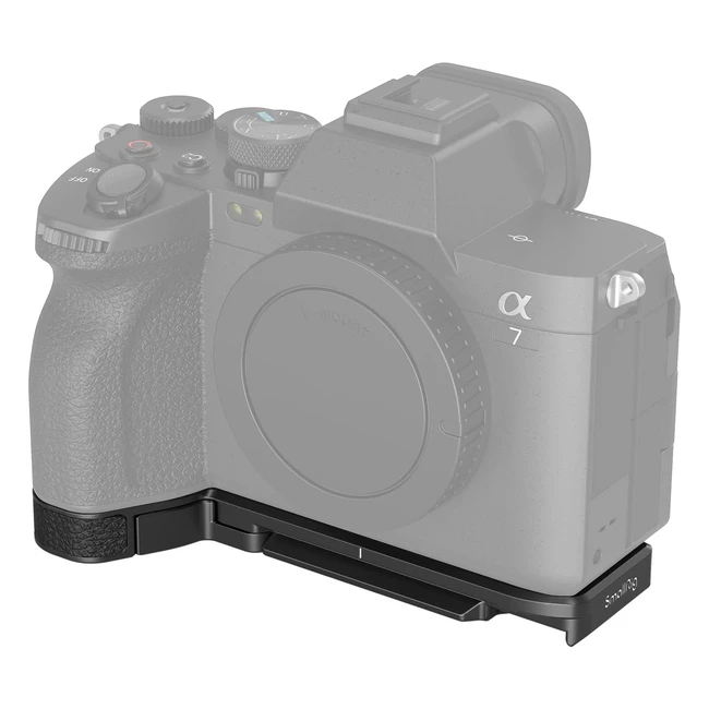 SmallRig A7IV A7RV A7SIII Baseplate für Sony Alpha 7 IV Alpha 7R V Kamera mit Schnellwechselplatte für Arca-Typ mit Cold Shoe Mount mit 1420 Schraubenbasis 3666
